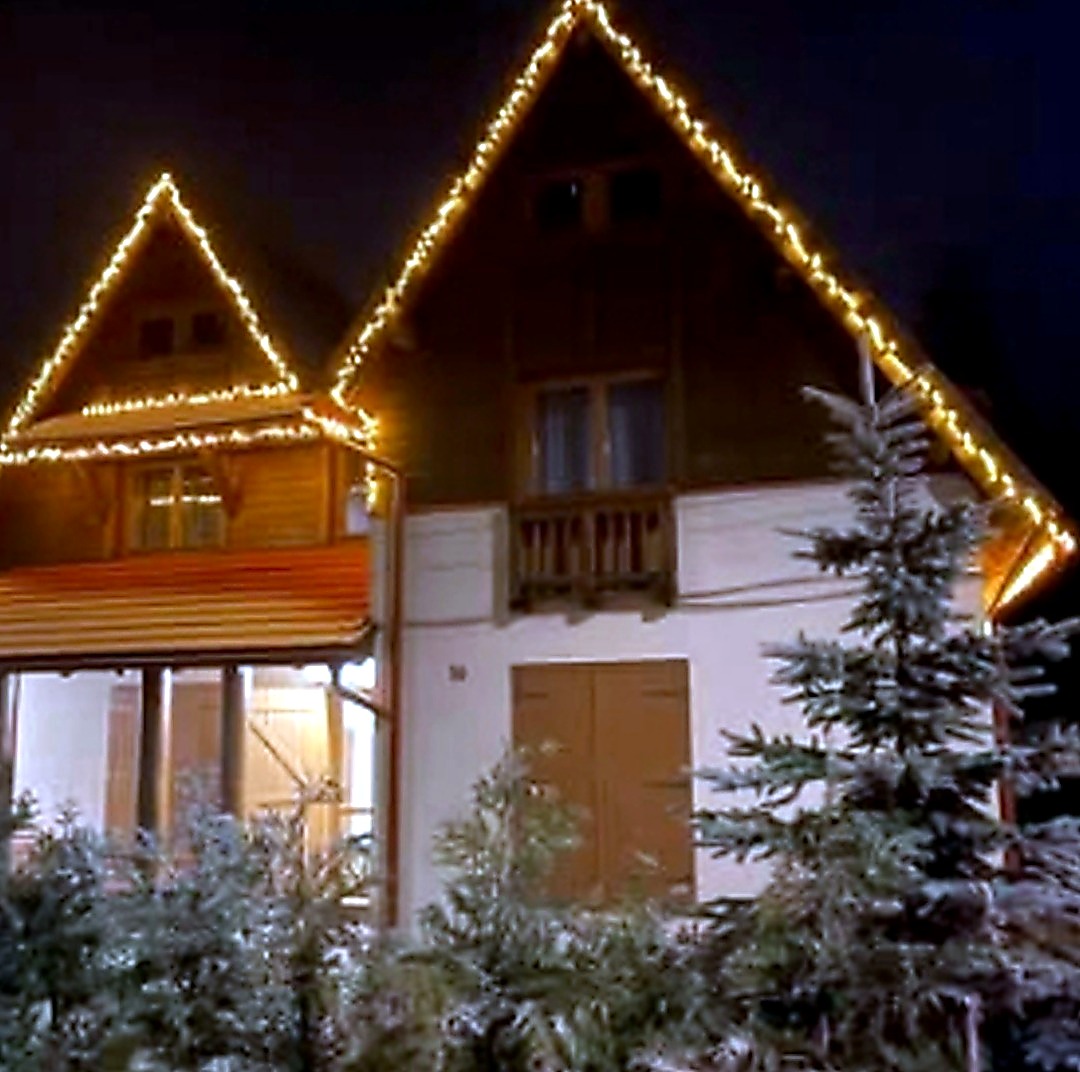 house evening lights