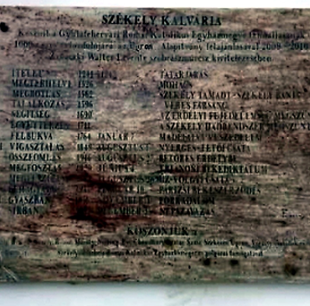 kalvaria plaque