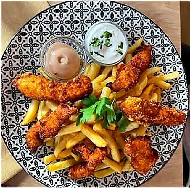 food chicken fries